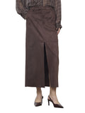 ELEH Gonna Longuette Donna EFW260134 Moro - Marrone