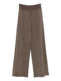 ELEH Pantalone Straight Donna EFW260169 Fango - Marrone