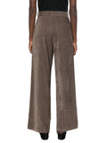 ELEH Pantalone Palazzo Donna EFW260259 Fango - Marrone