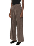 ELEH Pantalone Palazzo Donna EFW260259 Fango - Marrone