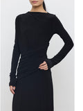 ELEH Vestito Longuette Donna EFW260287 - Nero