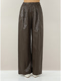 ELEH Pantalone Palazzo Donna EFW260308 - Marrone