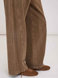 ELEH Pantalone Straight Donna EFWJ260003 - Marrone