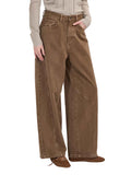 ELEH Pantalone Straight Donna EFWJ260003 - Marrone