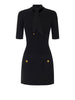 elisabetta franchi vestito mini vestito donna am04s66e2 nero 162977289