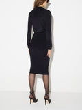 Elisabetta Franchi Vestito Midi Donna AM19S66E2 - Nero