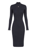 Elisabetta Franchi Vestito Midi Notte Donna AM21B66E2 - Blu