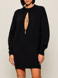 Elisabetta Franchi Vestito Mini Donna AM23T66E2 - Nero