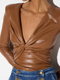 Elisabetta Franchi Body Sigaro Donna BO04566E2 Sigaro - Marrone