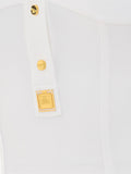 Elisabetta Franchi Camicia Casual Camicia a Body Casual Donna CB00466E2 - Avorio