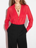 Elisabetta Franchi Camicia Casual a Body Red Passion Donna CB00966E2 Red Passion - Rosso