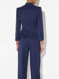 Elisabetta Franchi Giacca Navy Donna GI24966E2 Navy - Blu