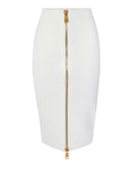 Elisabetta Franchi Gonna Midi Donna GK28B66E2 - Avorio