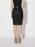 Elisabetta Franchi Gonna Midi Donna GO21966E2 - Nero