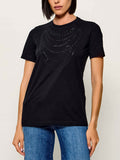 Elisabetta Franchi T-shirt Donna MA66A66E2 - Nero