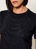 Elisabetta Franchi T-shirt Donna MA66A66E2 - Nero