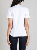 Elisabetta Franchi T-shirt Gesso Donna MA66A66E2 Gesso - Avorio