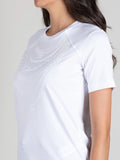 Elisabetta Franchi T-shirt Gesso Donna MA66A66E2 Gesso - Avorio