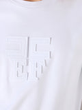 Elisabetta Franchi T-shirt Gesso Donna MA75P66E2 Gesso - Avorio