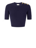 Elisabetta Franchi Maglia Notte Donna MK02S66E2 - Blu