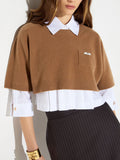 Elisabetta Franchi Maglia Daino Donna MK11T66E2 Daino - Marrone