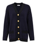 elisabetta franchi cardigan notte nero donna mk13s66e2 blu 166376525