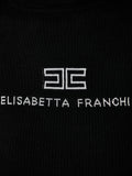 Elisabetta Franchi Maglia Burro Donna MK18B66E2 - Nero
