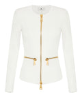 Elisabetta Franchi Cardigan Donna MK68B66E2 - Avorio