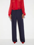 Elisabetta Franchi Pantalone Palazzo Notte Red Passion Donna PA17666E2 - Blu
