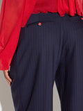 Elisabetta Franchi Pantalone Palazzo Notte Red Passion Donna PA17666E2 - Blu