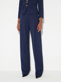 Elisabetta Franchi Pantalone Palazzo Navy Donna PA17966E2 Navy - Blu