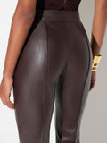 Elisabetta Franchi Pantalone Zampa Dark Chocolate Donna PA18866E2 Dark Chocolate - Marrone