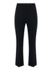 elisabetta franchi pantalone zampa donna pa19866e2 nero 161514475
