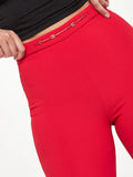 Elisabetta Franchi Pantalone Zampa Red Passion Donna PA19866E2 Red Passion - Rosso