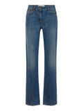 Elisabetta Franchi Jeans a Palazzo Blue Vintage Donna PJ24D66E2 Blue Vintage - Denim