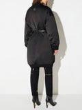 Elisabetta Franchi Parka con Cintura Donna PK01D66E2 - Nero