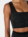Elisabetta Franchi Top Silver Donna TK78A66E2 - Nero