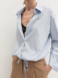 Emme Marella Camicia Casual Emmchiffon Donna 2625116024200 Azzurro - Celeste