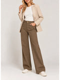 Emme Marella Jeans Wide Donna 2625136061200 Tabacco - Marrone