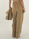 Emme Marella Pantalone Straight Donna 2625136301200 Cammello - Beige
