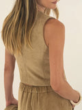 Emme Marella Gilet Emmtirsi Donna 2625156021200 Cammello - Beige