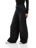 Emme Marella Jeans Wide Donna 2625186031200 - Nero