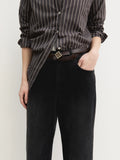 Emme Marella Jeans Tapered Donna 2625186041200 - Nero
