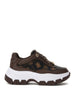 guess sneakers berrett2 donna flfbrtpel12 brown marrone 167686275
