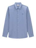 Guess Camicia Casual Ls Yarn Dyed Motif Shirt Uomo M6BH33W4283 Jacq Pdp Grey/mojave - Celeste