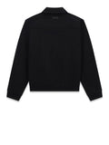 Guess Giubbino Ls Zip Up Sweat Jacket Uomo M6BQ24K6164 Jet Black A996 - Nero