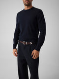 Guess Pullover Narciso Cn Ls Swtr Uomo M6BR32Z1411 Deep beryl - Blu