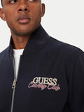 Guess Felpa Zip Ls Zipper Detailed Sweat Jacke Uomo M6YQ29K4250 - Blu