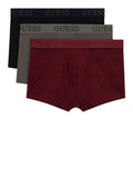 Guess Boxer Uomo U6BG06K5372 Guess Diagonal Wordi - Multicolore