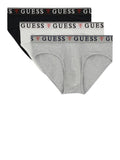 Guess Slip Brian Hero Uomo U97G00KCD31 Black White Combo - Multicolore